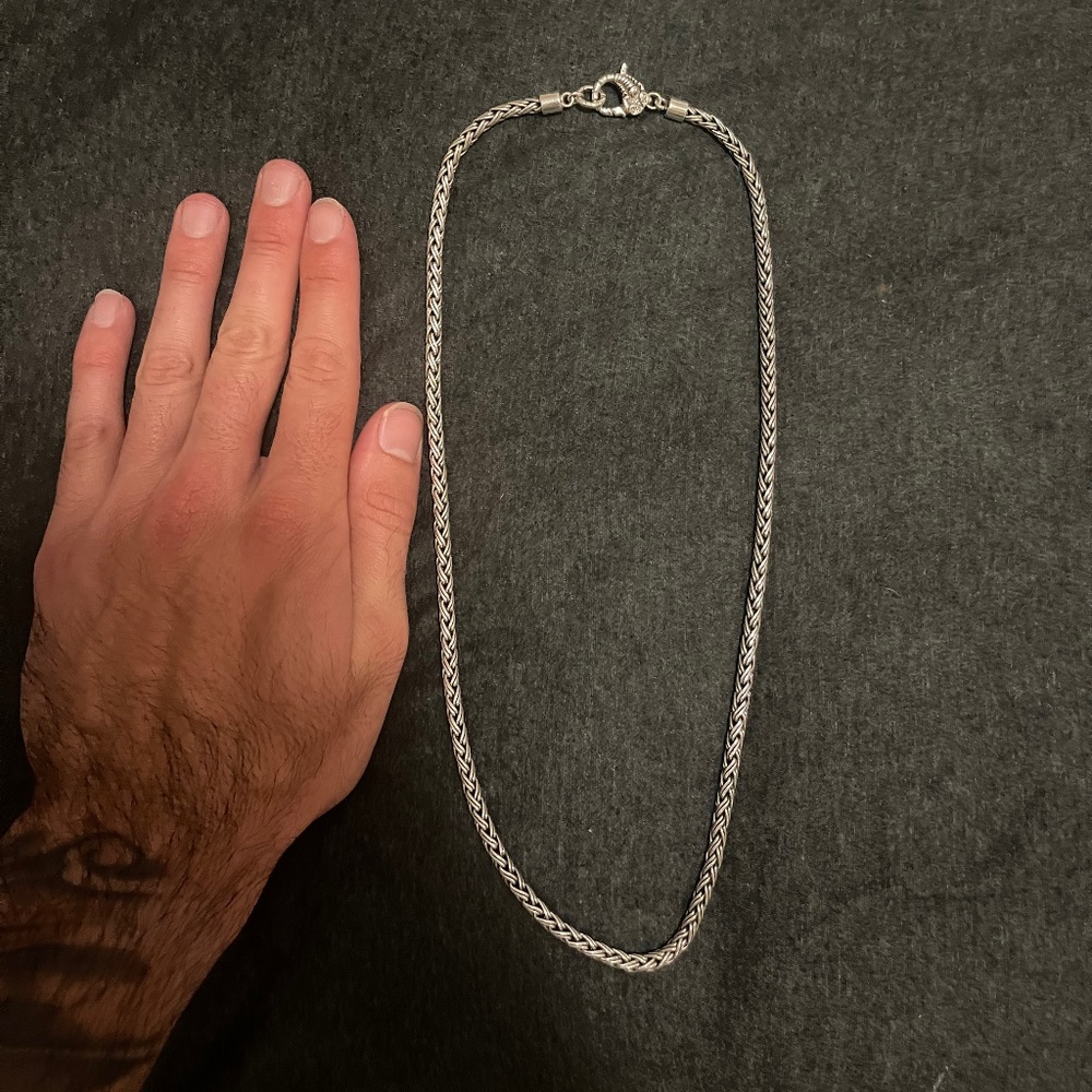 Sterling silver mens chain